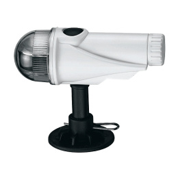 Огонь комбинированный светодиодный Easterner переносной красный и зелёный, белый пластик (C15276)